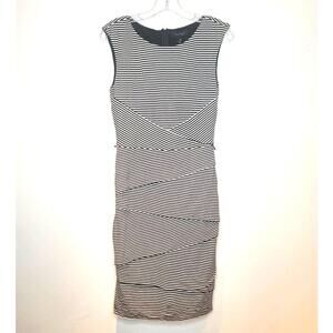 White House Black Market WHBM striped sleeveless dress - 6